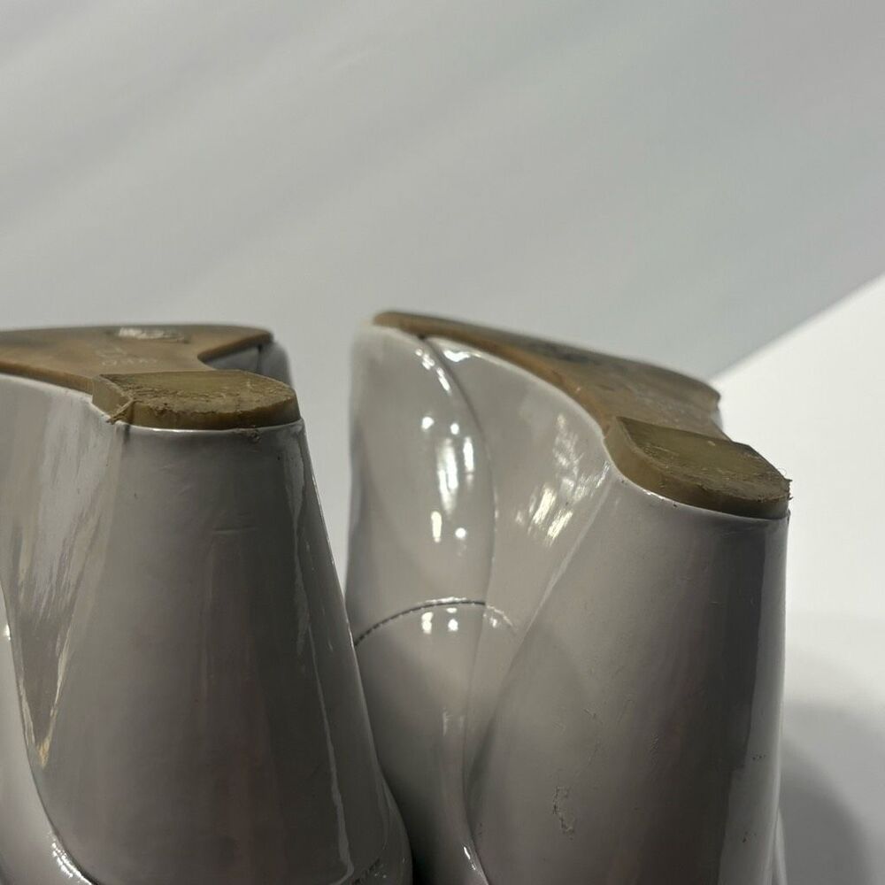 CL by Laundry Nima Patent Wedge Pump Grey Slip On 2.75” Heel Size 7.5 - Picture 10 of 16